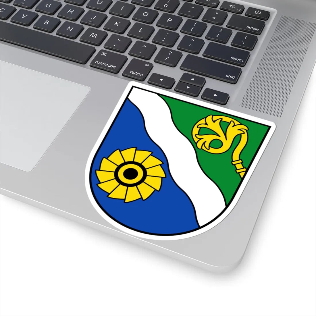 Wappen Landkreis Waldshut (Germany) (Coat of Arms) STICKER Vinyl Kiss-Cut Decal - The Sticker Space