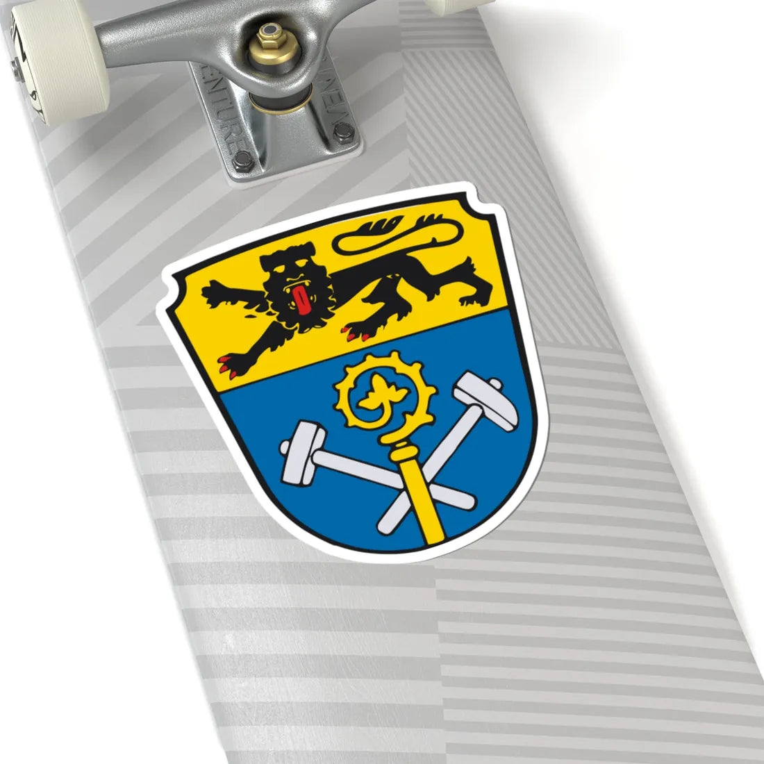 Wappen Landkreis Weilheim-Schongau (Germany) (Coat of Arms) STICKER Vinyl Kiss-Cut Decal - The Sticker Space