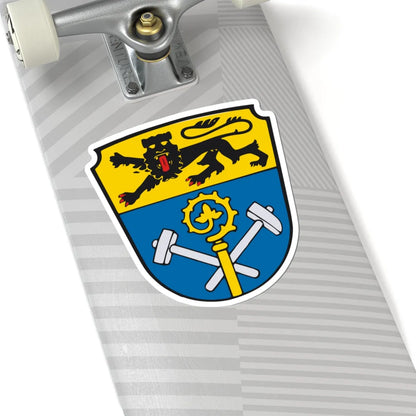 Wappen Landkreis Weilheim-Schongau (Germany) (Coat of Arms) STICKER Vinyl Kiss-Cut Decal - The Sticker Space