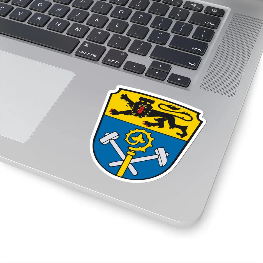 Wappen Landkreis Weilheim-Schongau (Germany) (Coat of Arms) STICKER Vinyl Kiss-Cut Decal - The Sticker Space
