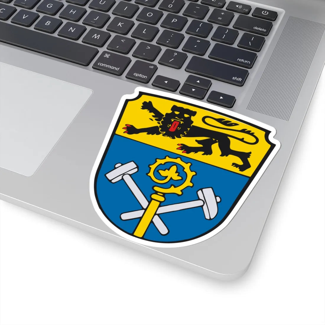 Wappen Landkreis Weilheim-Schongau (Germany) (Coat of Arms) STICKER Vinyl Kiss-Cut Decal - The Sticker Space