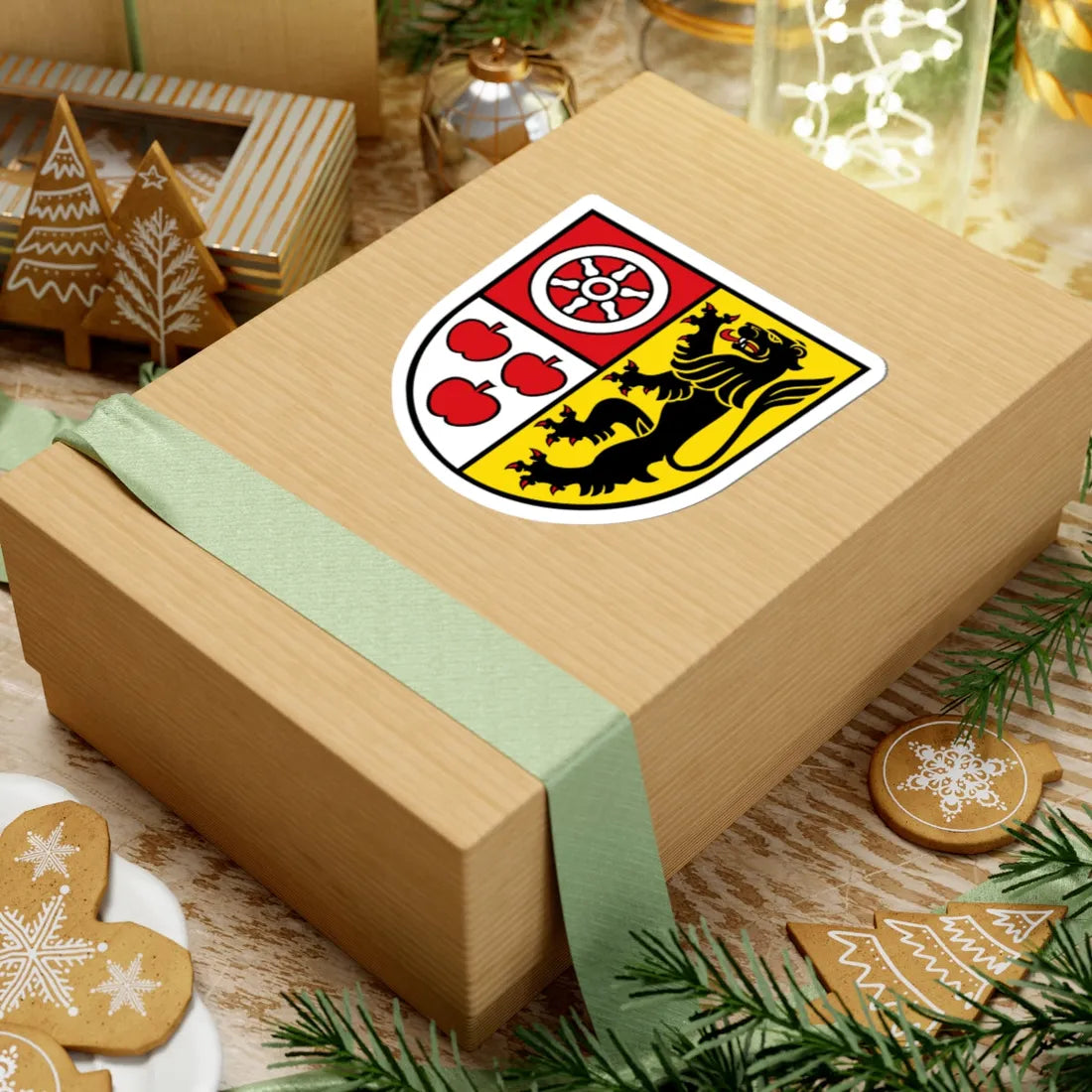 Wappen Landkreis Weimarer Land (Germany) (Coat of Arms) STICKER Vinyl Kiss-Cut Decal - The Sticker Space