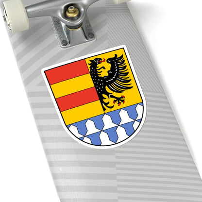Wappen Landkreis Weissenburg-Gunzenhausen (Germany) (Coat of Arms) STICKER Vinyl Kiss-Cut Decal - The Sticker Space