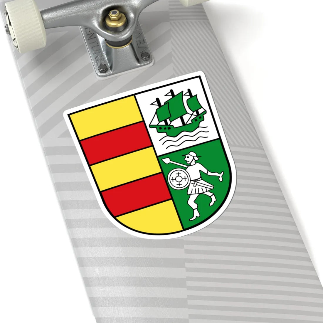 Wappen Landkreis Wesermarsch (Germany) (Coat of Arms) STICKER Vinyl Kiss-Cut Decal - The Sticker Space