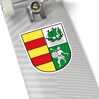 Wappen Landkreis Wesermarsch (Germany) (Coat of Arms) STICKER Vinyl Kiss-Cut Decal - The Sticker Space