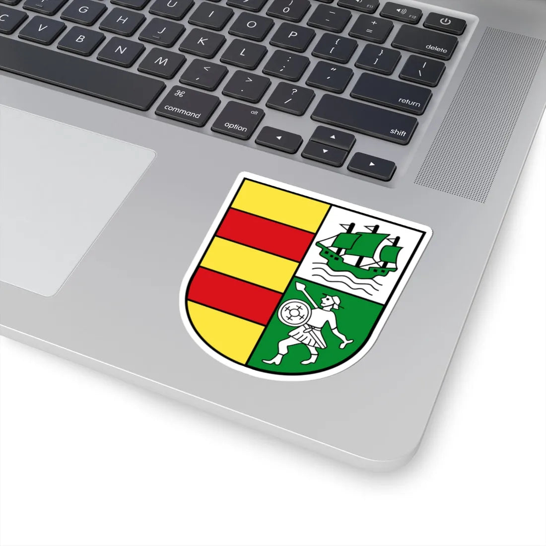 Wappen Landkreis Wesermarsch (Germany) (Coat of Arms) STICKER Vinyl Kiss-Cut Decal - The Sticker Space