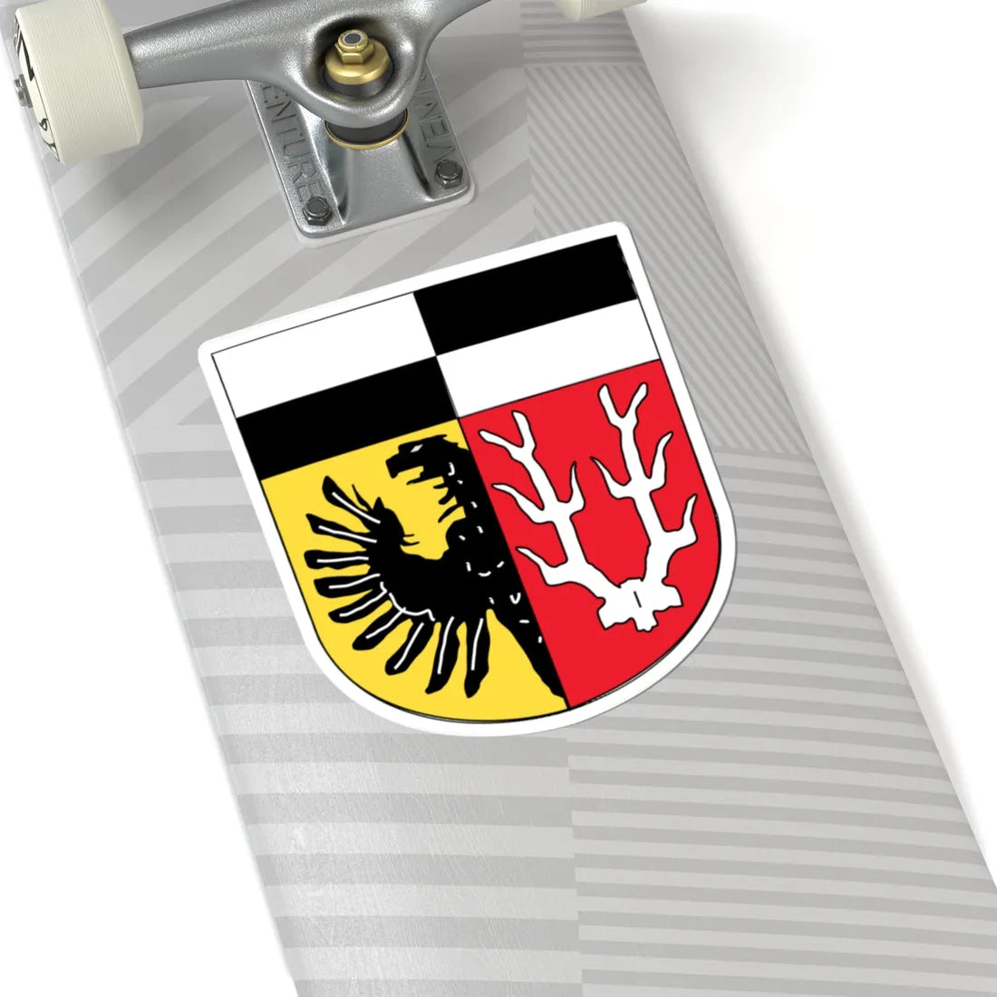 Wappen Landkreis Wunsiedel im Fichtelgebirge (Germany) (Coat of Arms) STICKER Vinyl Kiss-Cut Decal - The Sticker Space