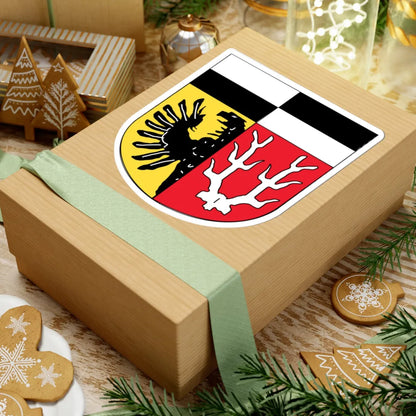 Wappen Landkreis Wunsiedel im Fichtelgebirge (Germany) (Coat of Arms) STICKER Vinyl Kiss-Cut Decal - The Sticker Space