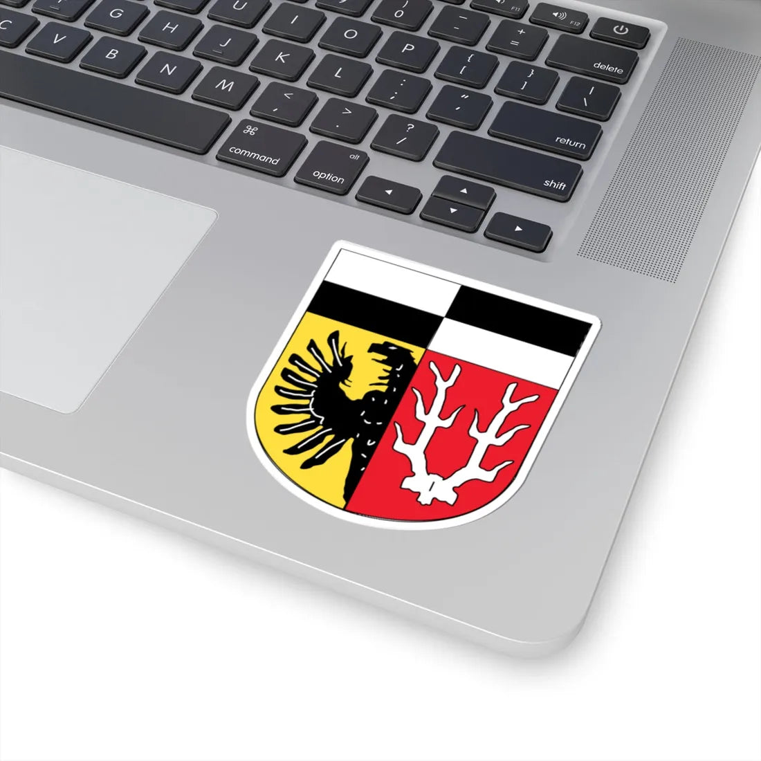 Wappen Landkreis Wunsiedel im Fichtelgebirge (Germany) (Coat of Arms) STICKER Vinyl Kiss-Cut Decal - The Sticker Space