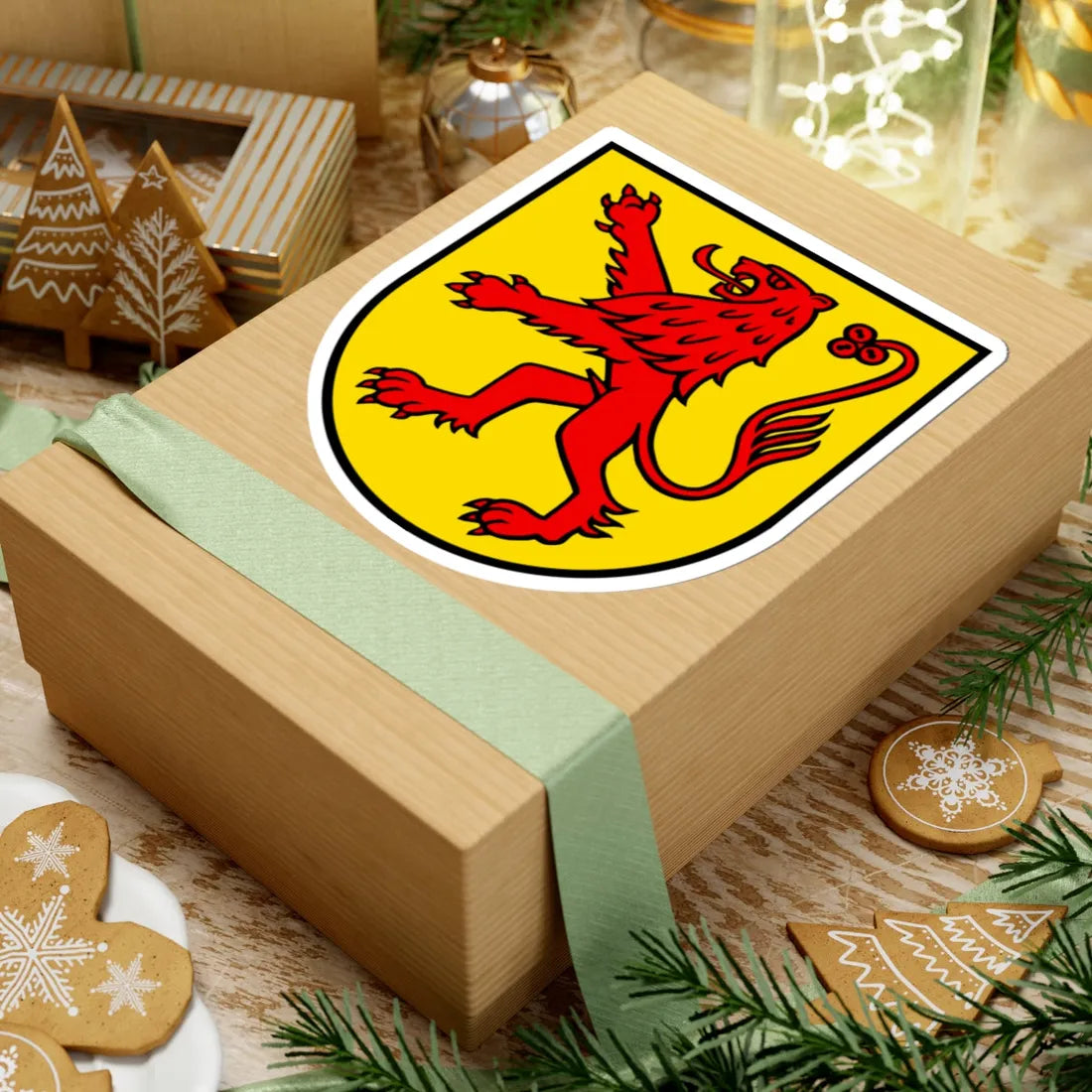 Wappen Laufenburg AG (Switzerland) (Coat of Arms) STICKER Vinyl Kiss-Cut Decal - The Sticker Space