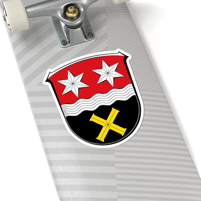 Wappen Lautertal Odenwald (Germany) (Coat of Arms) STICKER Vinyl Kiss-Cut Decal - The Sticker Space