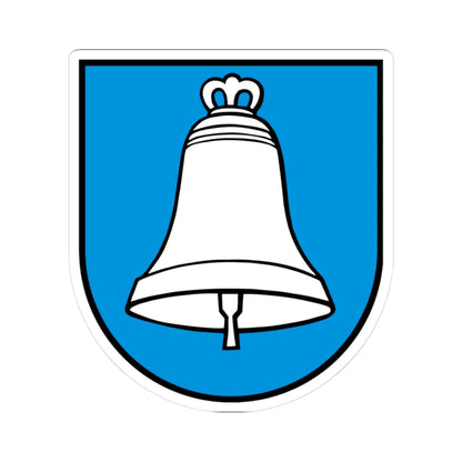 Wappen Leutwil (Switzerland) (Coat of Arms) STICKER Vinyl Kiss-Cut Decal 3 Inch White - The Sticker Space