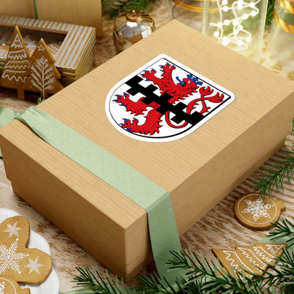 Wappen Leverkusen (Germany) (Coat of Arms) STICKER Vinyl Kiss-Cut Decal - The Sticker Space