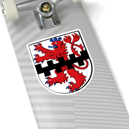 Wappen Leverkusen (Germany) (Coat of Arms) STICKER Vinyl Kiss-Cut Decal - The Sticker Space