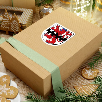 Wappen Leverkusen (Germany) (Coat of Arms) STICKER Vinyl Kiss-Cut Decal - The Sticker Space