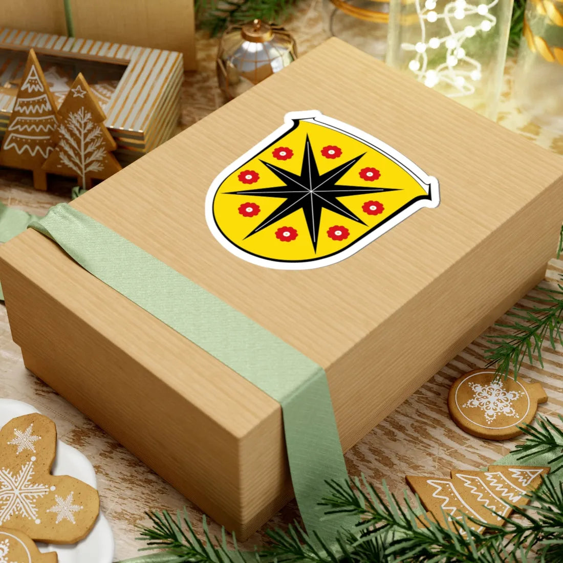 Wappen Lichtenfels Hessen (Germany) (Coat of Arms) STICKER Vinyl Kiss-Cut Decal - The Sticker Space