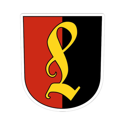 Wappen Lichtensteig (Switzerland) (Coat of Arms) STICKER Vinyl Kiss-Cut Decal 6 Inch White - The Sticker Space