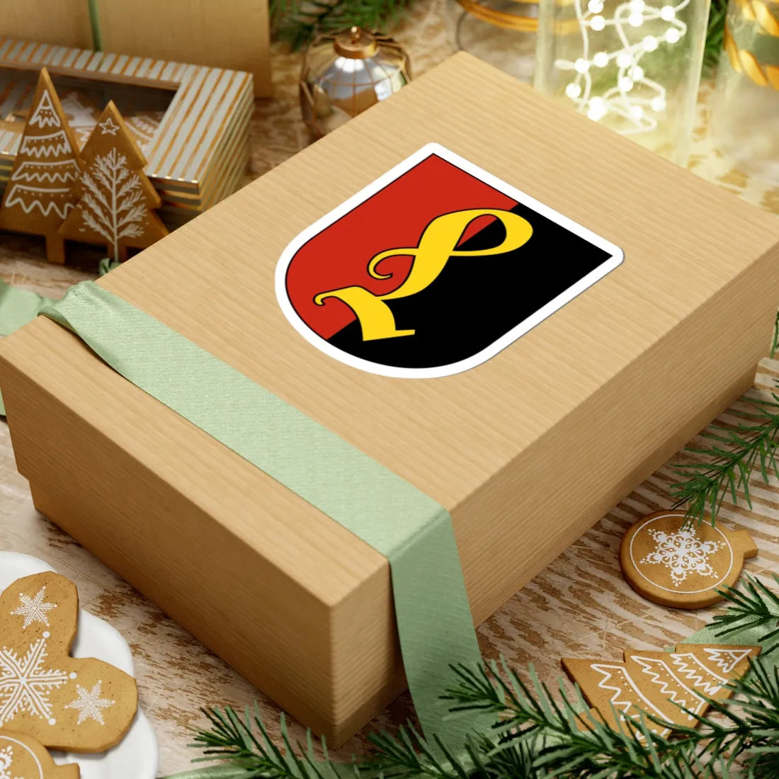 Wappen Lichtensteig (Switzerland) (Coat of Arms) STICKER Vinyl Kiss-Cut Decal - The Sticker Space