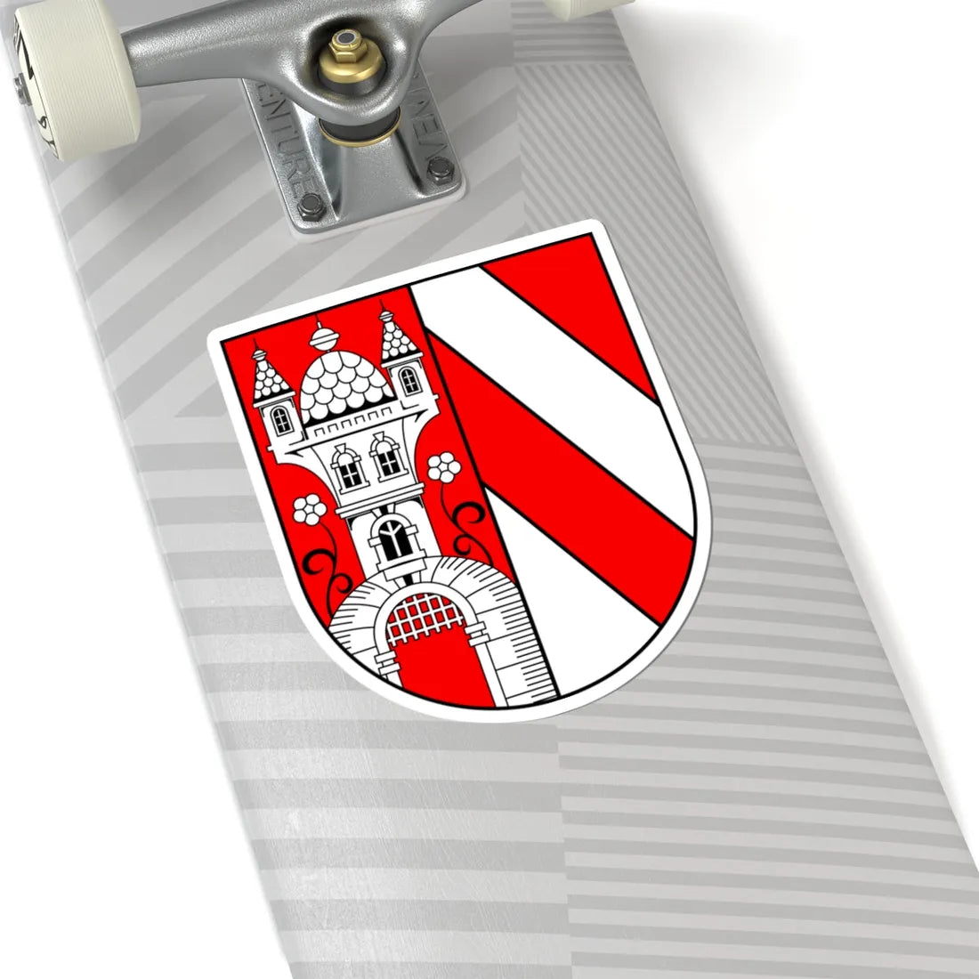 Wappen Lichtenstein Sachsen (Germany) (Coat of Arms) STICKER Vinyl Kiss-Cut Decal - The Sticker Space