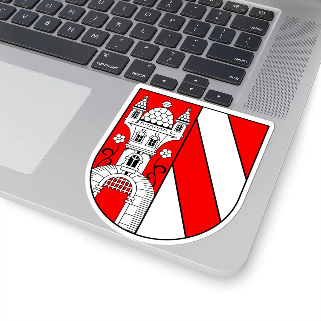 Wappen Lichtenstein Sachsen (Germany) (Coat of Arms) STICKER Vinyl Kiss-Cut Decal - The Sticker Space