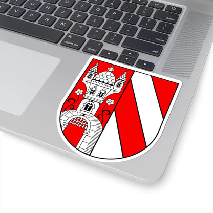 Wappen Lichtenstein Sachsen (Germany) (Coat of Arms) STICKER Vinyl Kiss-Cut Decal - The Sticker Space