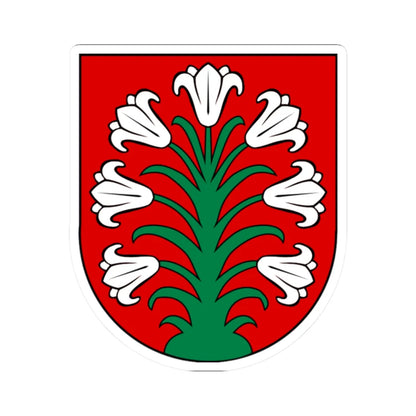 Wappen Liebstadt (Germany) (Coat of Arms) STICKER Vinyl Kiss-Cut Decal 2 Inch White - The Sticker Space