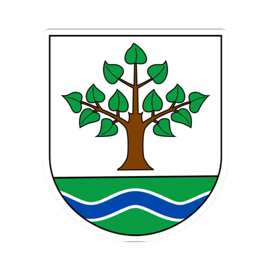 Wappen Limbach (Germany) (Coat of Arms) STICKER Vinyl Kiss-Cut Decal 2 Inch White - The Sticker Space