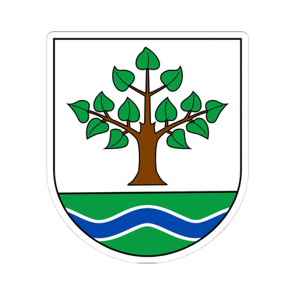 Wappen Limbach (Germany) (Coat of Arms) STICKER Vinyl Kiss-Cut Decal 4 Inch White - The Sticker Space