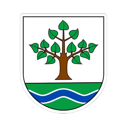 Wappen Limbach (Germany) (Coat of Arms) STICKER Vinyl Kiss-Cut Decal 6 Inch White - The Sticker Space