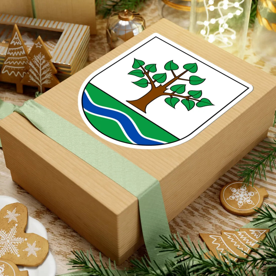 Wappen Limbach (Germany) (Coat of Arms) STICKER Vinyl Kiss-Cut Decal - The Sticker Space