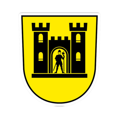 Wappen Lütisburg (Switzerland) (Coat of Arms) STICKER Vinyl Kiss-Cut Decal 2 Inch White - The Sticker Space