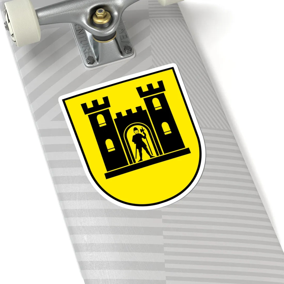 Wappen Lütisburg (Switzerland) (Coat of Arms) STICKER Vinyl Kiss-Cut Decal - The Sticker Space