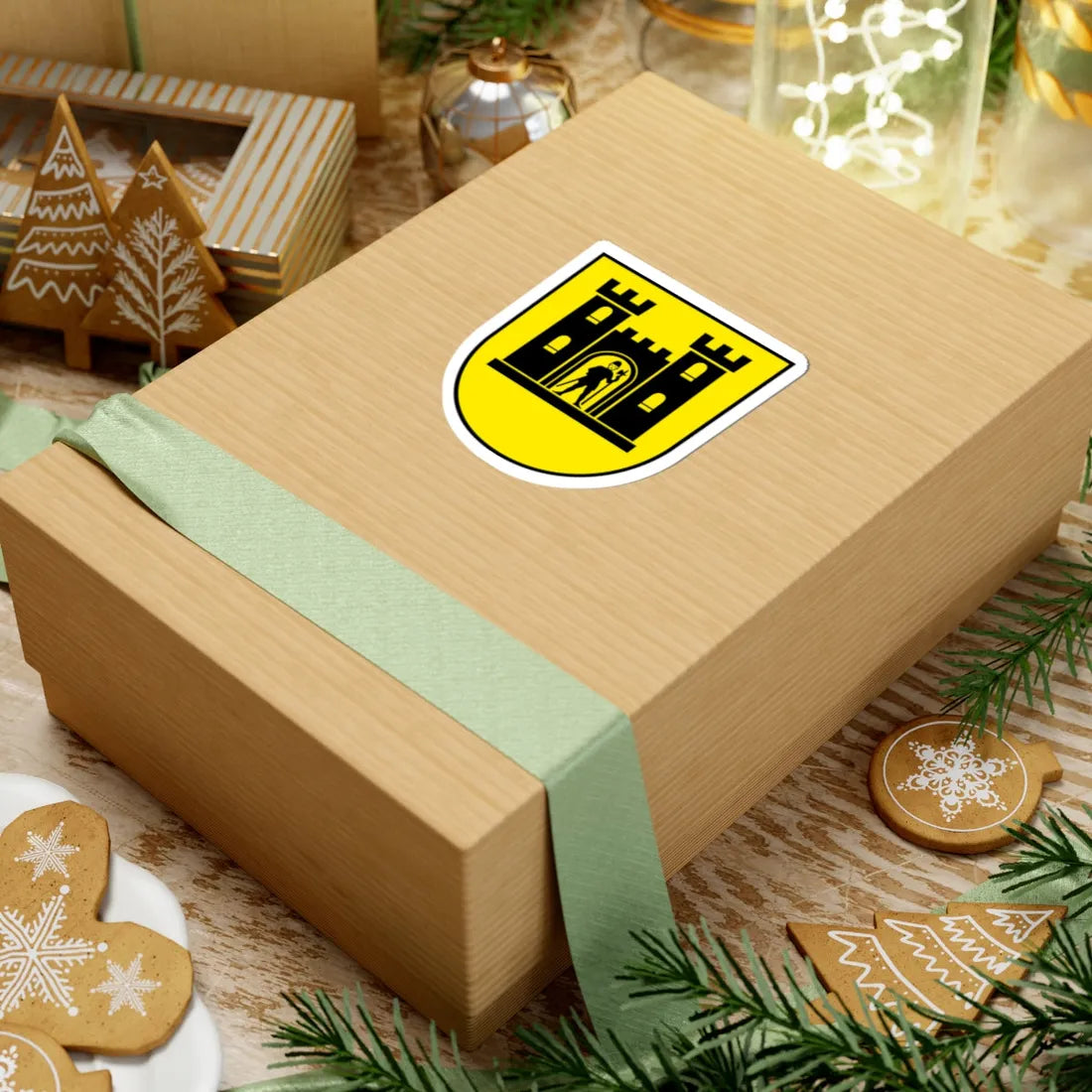 Wappen Lütisburg (Switzerland) (Coat of Arms) STICKER Vinyl Kiss-Cut Decal - The Sticker Space