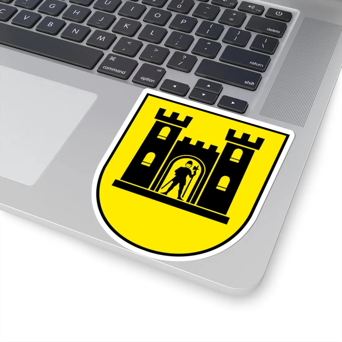 Wappen Lütisburg (Switzerland) (Coat of Arms) STICKER Vinyl Kiss-Cut Decal - The Sticker Space