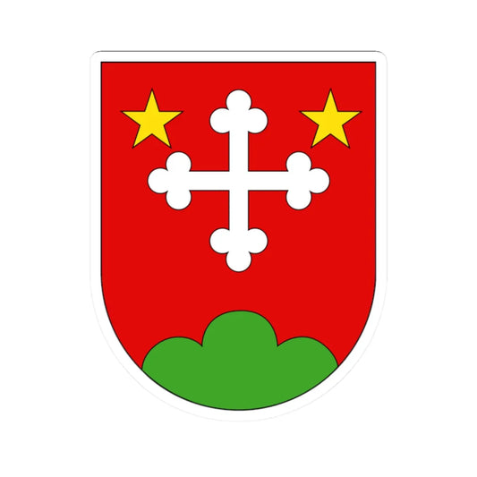 Wappen Lötschental (Switzerland) (Coat of Arms) STICKER Vinyl Kiss-Cut Decal 2 Inch White - The Sticker Space