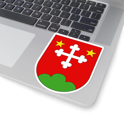 Wappen Lötschental (Switzerland) (Coat of Arms) STICKER Vinyl Kiss-Cut Decal - The Sticker Space