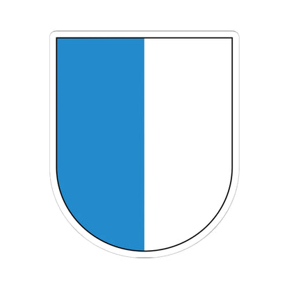 Wappen Luzern matt (Switzerland) (Coat of Arms) STICKER Vinyl Kiss-Cut Decal 6 Inch White - The Sticker Space