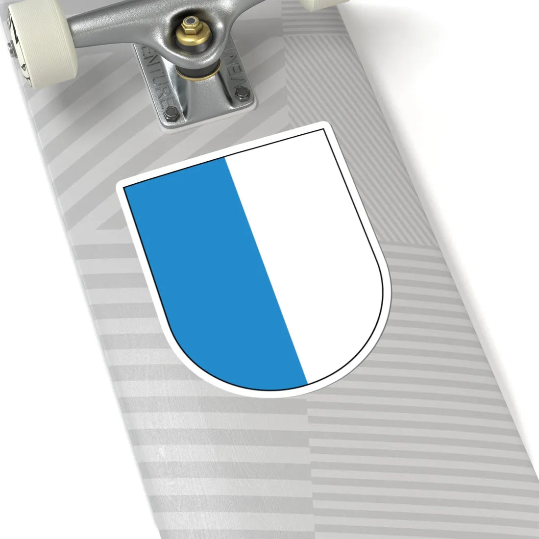 Wappen Luzern matt (Switzerland) (Coat of Arms) STICKER Vinyl Kiss-Cut Decal - The Sticker Space