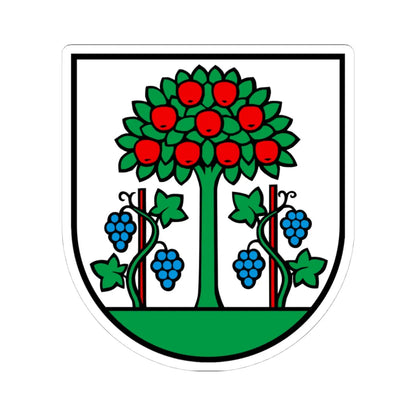 Wappen Magden AG (Switzerland) (Coat of Arms) STICKER Vinyl Kiss-Cut Decal 4 Inch White - The Sticker Space