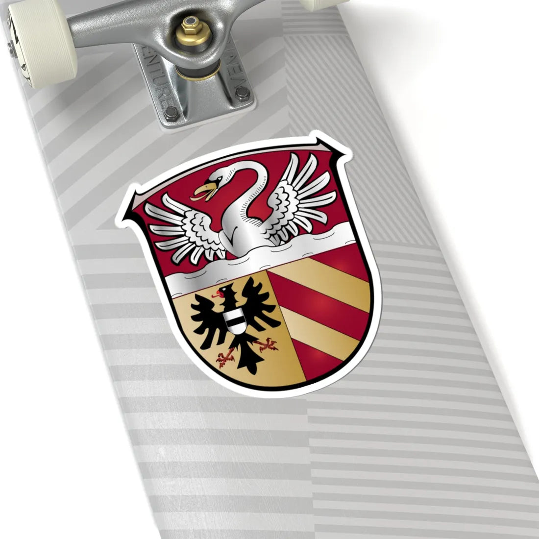 Wappen Main-Kinzig-Kreis (Germany) (Coat of Arms) STICKER Vinyl Kiss-Cut Decal - The Sticker Space