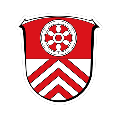 Wappen Main-Taunus-Kreis (Germany) (Coat of Arms) STICKER Vinyl Kiss-Cut Decal 4 Inch White - The Sticker Space