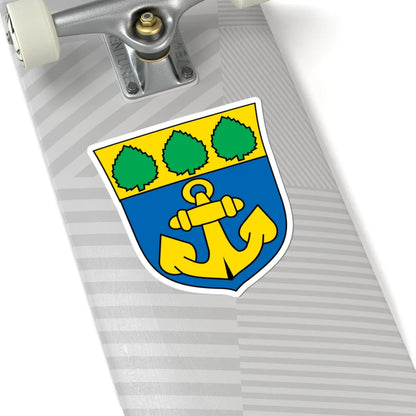 Wappen Mariehamns-Stad (Finland) (Coat of Arms) STICKER Vinyl Kiss-Cut Decal - The Sticker Space