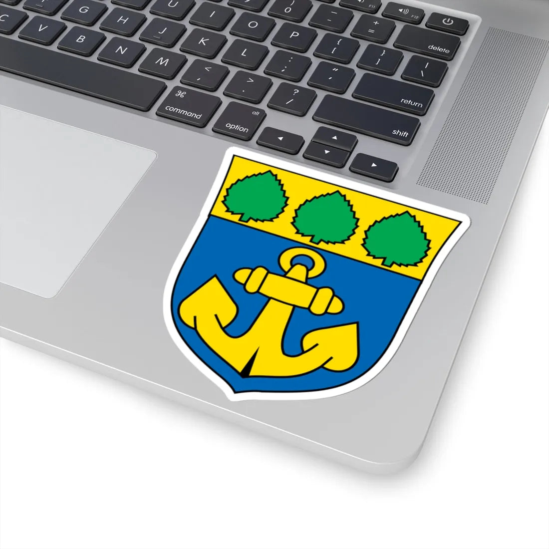 Wappen Mariehamns-Stad (Finland) (Coat of Arms) STICKER Vinyl Kiss-Cut Decal - The Sticker Space