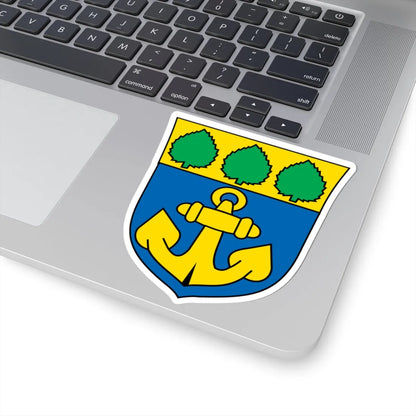 Wappen Mariehamns-Stad (Finland) (Coat of Arms) STICKER Vinyl Kiss-Cut Decal - The Sticker Space