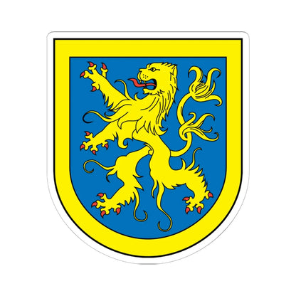 Wappen Markneukirchen (Germany) (Coat of Arms) STICKER Vinyl Kiss-Cut Decal 6 Inch White - The Sticker Space