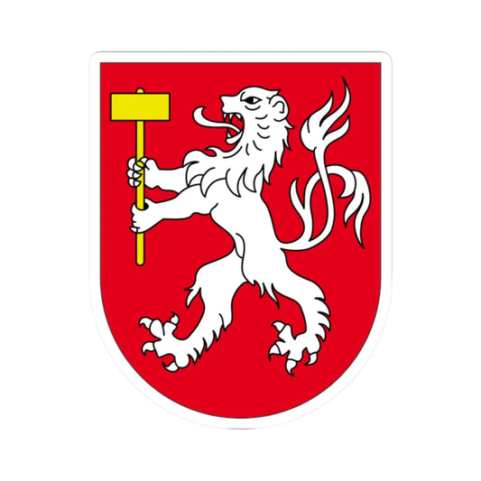 Wappen Martigny (Switzerland) (Coat of Arms) STICKER Vinyl Kiss-Cut Decal 2 Inch White - The Sticker Space