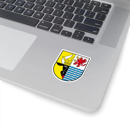 Wappen Mecklenburgische Seenplatte (Germany) (Coat of Arms) STICKER Vinyl Kiss-Cut Decal - The Sticker Space
