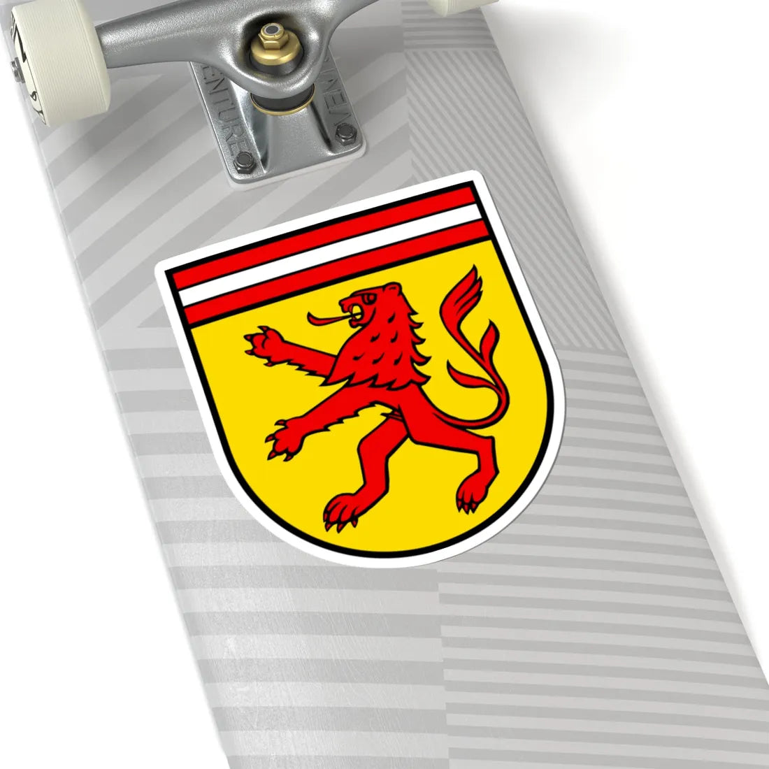 Wappen Mellingen AG (Switzerland) (Coat of Arms) STICKER Vinyl Kiss-Cut Decal - The Sticker Space