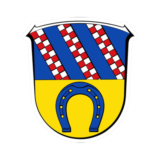 Wappen Messel (Germany) (Coat of Arms) STICKER Vinyl Kiss-Cut Decal 2 Inch White - The Sticker Space