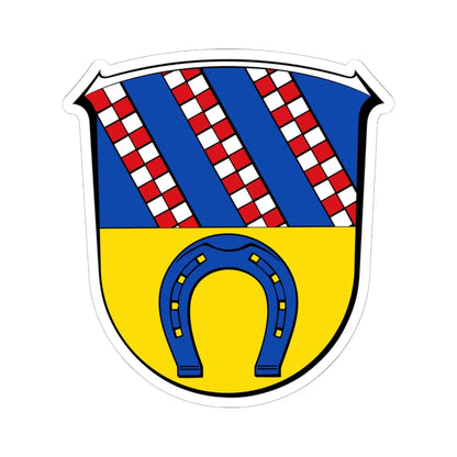Wappen Messel (Germany) (Coat of Arms) STICKER Vinyl Kiss-Cut Decal 6 Inch White - The Sticker Space
